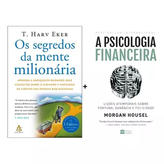 Kit Livros Os Segredos Da Mente Milionária + A Psicologia Financeira - Novos Lacrados