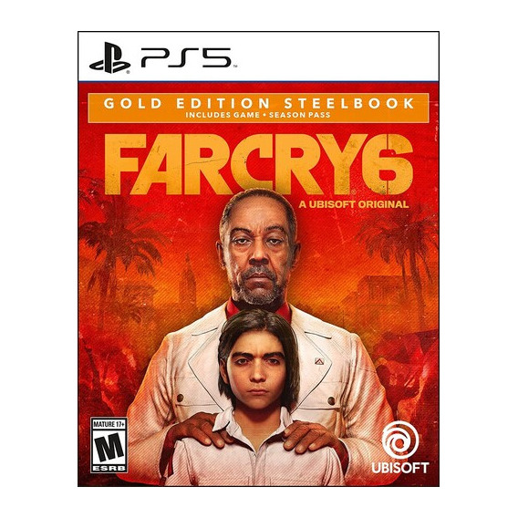 Far Cry 6 SteelBook Gold Edition PlayStation 5 Colección Ubisoft.