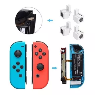 Seguros Metálicos Joycon Nintendo Switch 6 Unidades