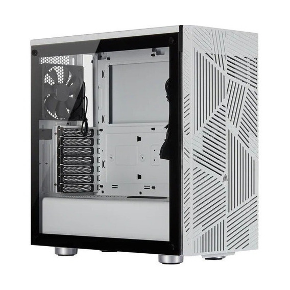 Gabinete Corsair Airflow 275r White Vidrio Templado Color Blanco