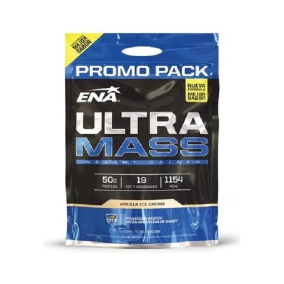 Ultra Mass Ena 3kg Ganador De Peso Proteina Olivos Sabor Vainilla