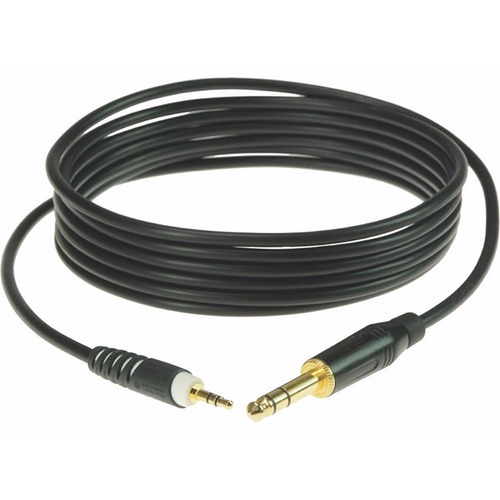 Cable Mini Plug-plug Estéreo Klotz 1,5 Metros As-mj0150 Color Negro