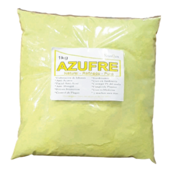 Azufre Mineral Puro  1 Kg - g a $10