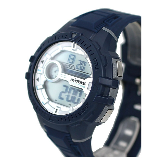 Reloj De Hombre Mistral  Digital Con Luz Wr 100m Garantía