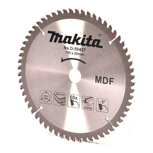 Discode corte Makita D-62452 255mm x  2.6mm color plateado