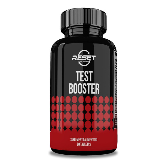 Reset Nutrition Test Booster Potencializador para hombres Tongkat Ali 60 tabletas Hecho en USA