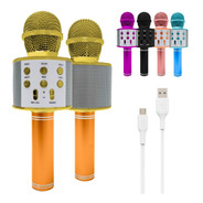 Microfono Karaoke Bluetooth Inalambrico Parlante Recargable