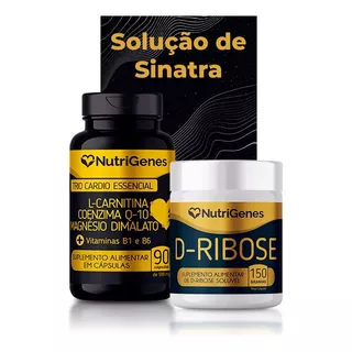 Solução De Sinatra Trio Cardio Essencial+d-ribose Nutrigenes