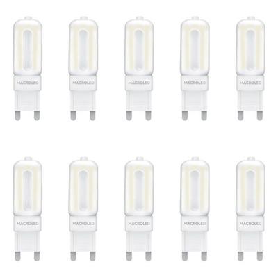 Pack Lampara G9 5w Opal Calido Ww X10