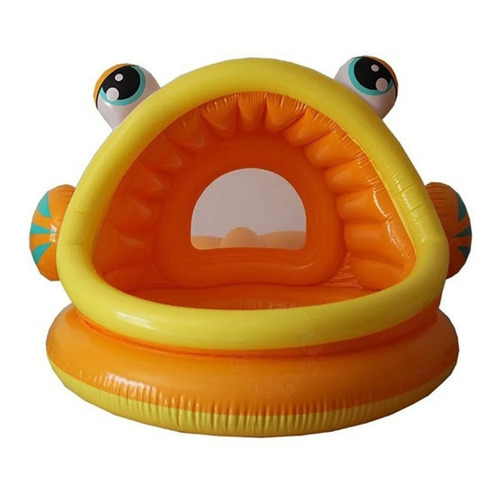 Pileta inflable pescado Intex 57109 53L naranja y amarilla