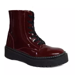 Bota Coturno Masculino Salto Reto Macia Preta