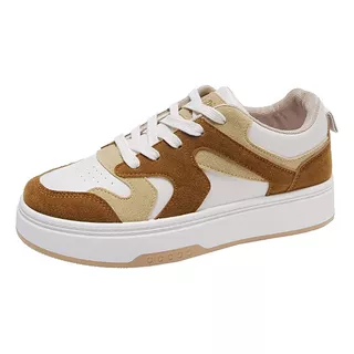 Zapatillas De Tenis Con Cordones Casual Outdoor Mujer