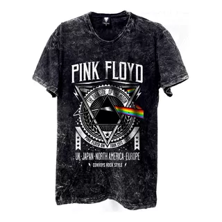 Remeras Dtg Premium Pink Floyd Dark Side Nevada-negra-blanca