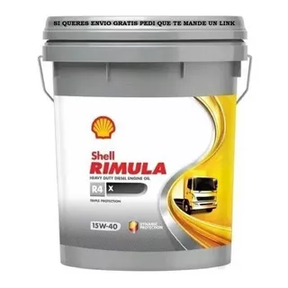 Aceite Shell Rimula R4 15w40