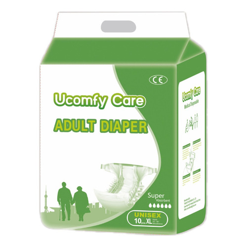 Pañales Para Adultos Ucomfy Care Incontinencia Fuerte Xl 10u