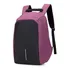 Mochila Anti Robo Impermeable Porta Notebook Con Salida Usb Para Conectar Smartphone Y Power Bank Nuevo Modelo Calidad Violeta