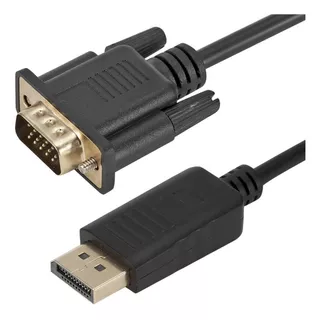 Cabo Adaptador Conversor Displayport Para Vga 4k Vídeo Pc