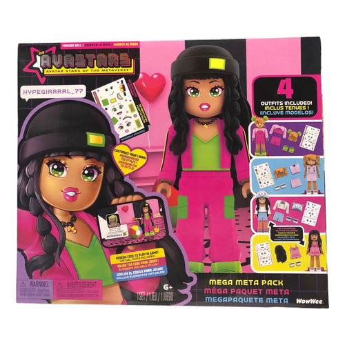 My Avastars Muñeca Fashion Mega Pack Hypergirrrl Coleccion