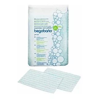 Esponja Jabonosa Desechable Begobaño Pack De 5 Bolsas