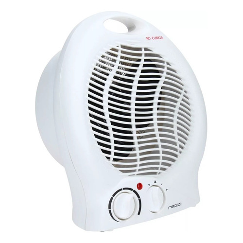 Termoventilador Eléctrico 1800w Recco Color Blanco