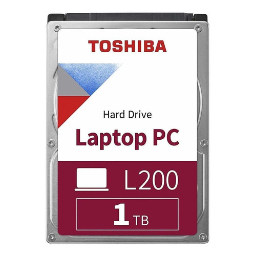 Disco duro interno Toshiba L200 HDWL110UZSVA 1TB plata