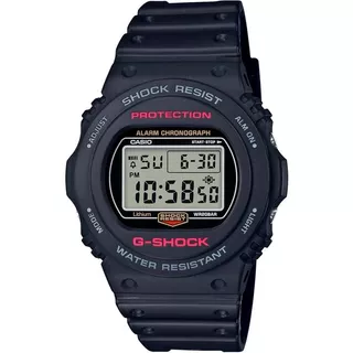Relógio Casio Masculino G-shock Digital Preto Dw-5750e-1dr Cor Da Correia Preto Cor Do Bisel Preto Cor Do Fundo Preto