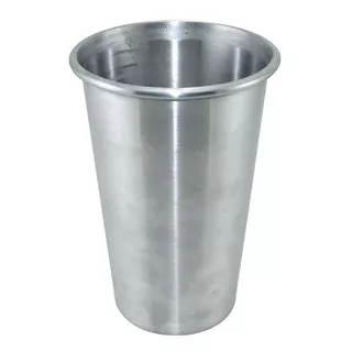 Vaso Aluminio De 1 Litro Liso Reforzado Pack 20