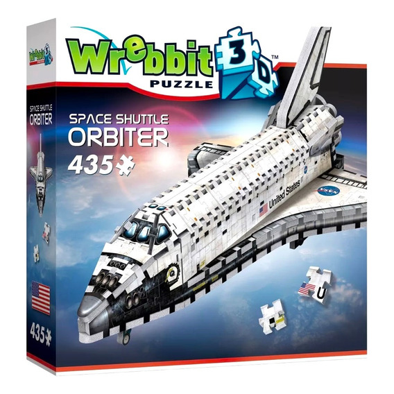 Transbordador Espacial Orbiter Puzzle 3d 435 Piezas Wrebbit