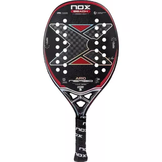 Nox Nerbo Ar10 Raquete De Beach Tennis Mais Bolinhas E Grip Nox Cor Preto