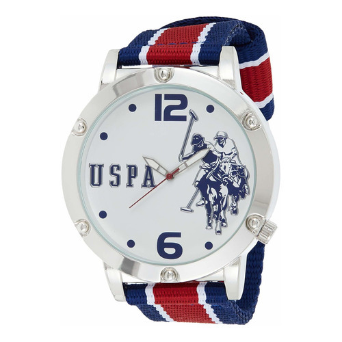 U.s. Polo Assn. Reloj Analógico De Cuarzo Multicolor Usc P