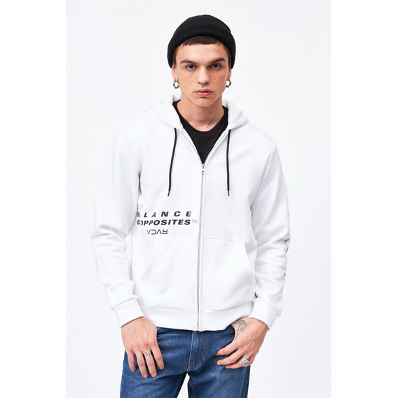 Campera Sport Balance Zip Hood Rvca Hombre