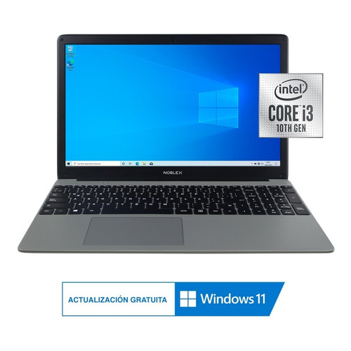 Notebook Noblex 15 6 Full Hd Intel Core I3 4GB 256gb Ssd Color Gris