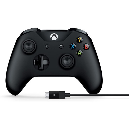 Joystick Inalámbrico Microsoft Xbox One Pc Control Win Color Negro