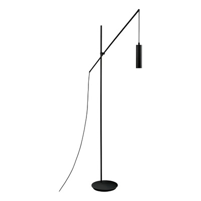 Lampara De Pie Fish P Diseño Movil Colgante Negra Nk Negro