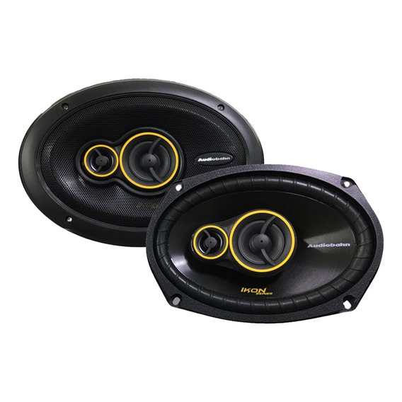 Bocinas Audiobahn 6x9 360 Watts 4 Vias Modelo Ads6950 Negro