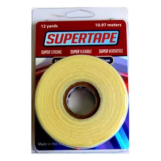 Fita Adesiva Branca Super Tape 12y X 2,5cm Prótese Capilar