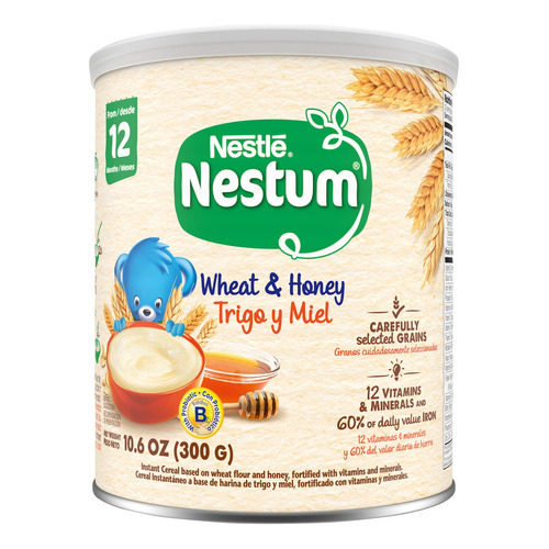 Nestle Nestum - Cereal Infantil, Trigo Y Miel, 10.6 Onzas p