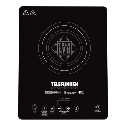 Anafe eléctrico Telefunken TF-AI9000 negro 220V - 240V