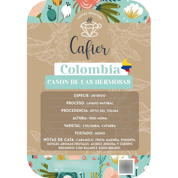 Cafe Colombia Cañon De Las Hermosas 1kg Cafier
