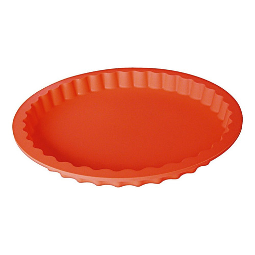 Tartera Molde De Silicona Para Tarta 25cm Horno Color Naranja