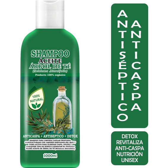 Shampoo Aceite Árbol De Te / Tea Tree Orgánico 1000ml 