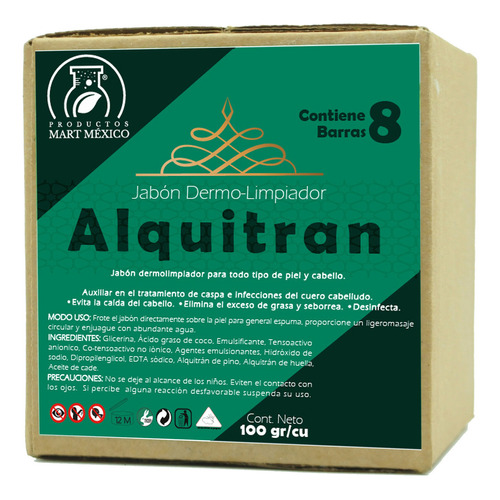 Jabón Barra De Alquitrán & Creolina (8pzas)