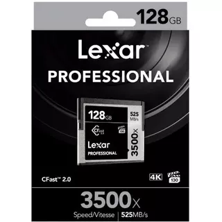 Lexar Professional 3500x Cfast 2.0 128gb Cartão Memória 4k