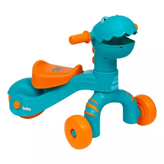 Triciclo Infantil Dinossauro Andador Som Luz Led 16993 Buba