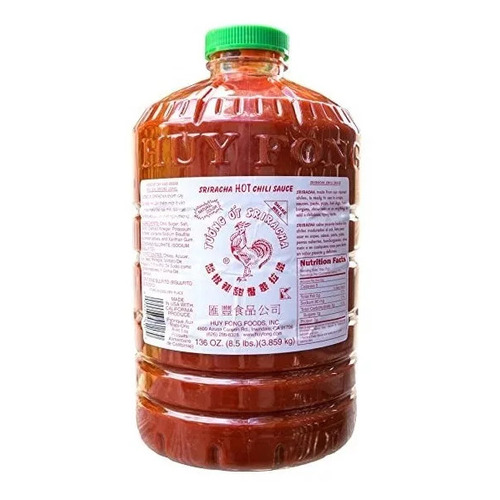 Sriracha Salsa Picante 3.85kg Original 100% Sabor Oriental