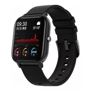 Smartwatch Colmi P8 1.4  Caja De  Aleación Black, Malla  Black De  Silicona