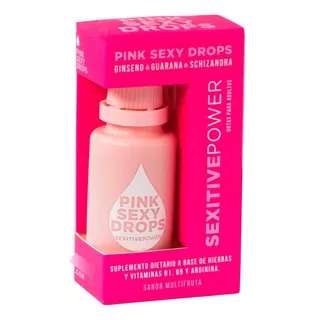 Pink Sexy Drops Potenciar La Libido, Sumando Más Energía20ml Sabor Multifruta