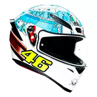 Casco Integral Moto Agv K1 Vr Winter Test 2017