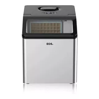 Máquina De Gelo Comercial 35kg 200w Painel Digital Eos Cor Inox 110v