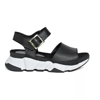 Sandalias Mujer Cuero Plataforma Base Zapatilla Moda Verano